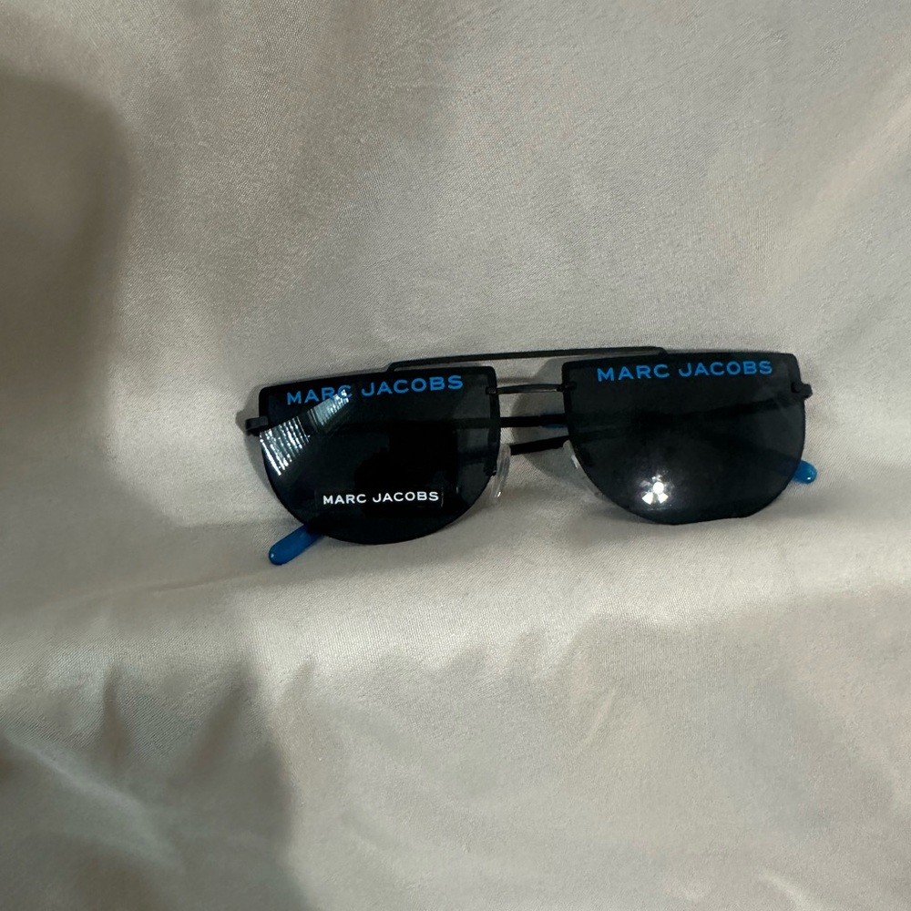Marc Jacobs Black and Blue Designer Sunglasses